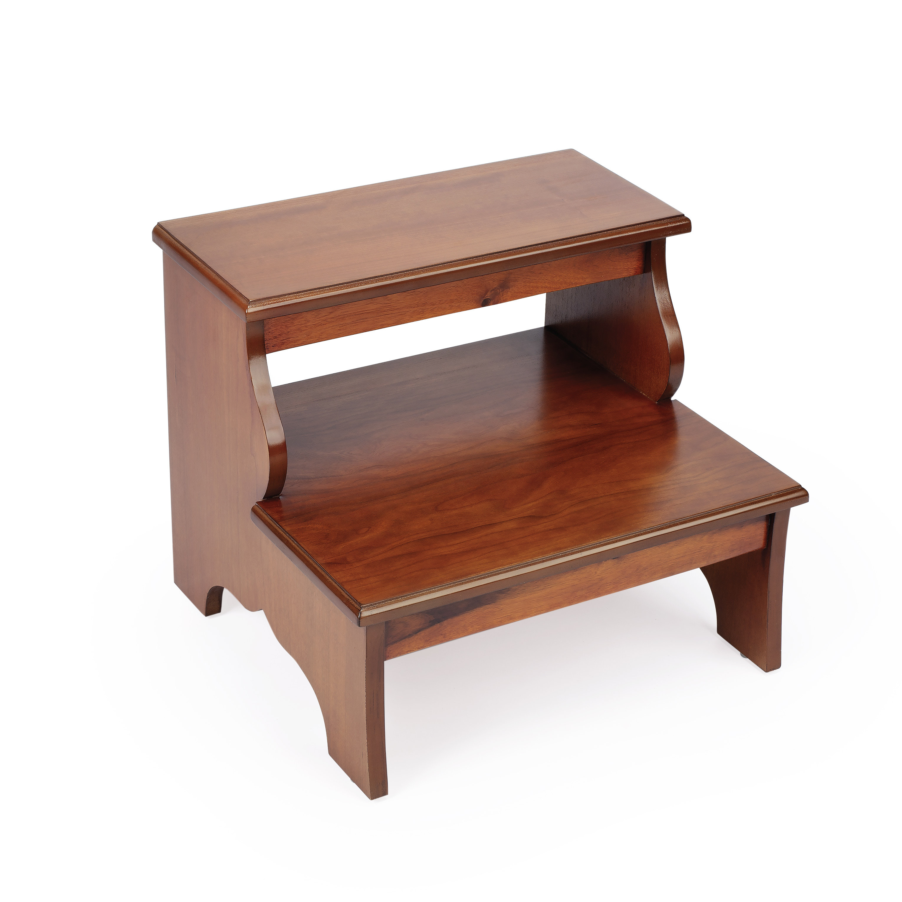 brown step stool