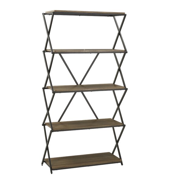 Frothi Metal X-Frame Etagere Bookcase By Gracie Oaks