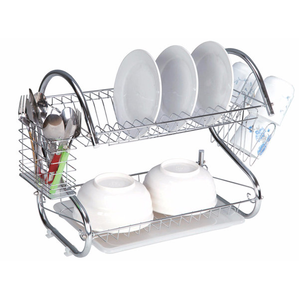 EuroWare 2Tier Heavy Duty Dish Rack & Reviews Wayfair