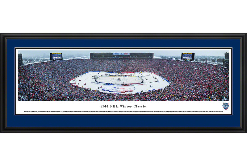 Blakewaypanoramas Nhl Winter Classic Toronto Maple Leafs By Christopher Gjevre Framed Photographic Print Wayfair