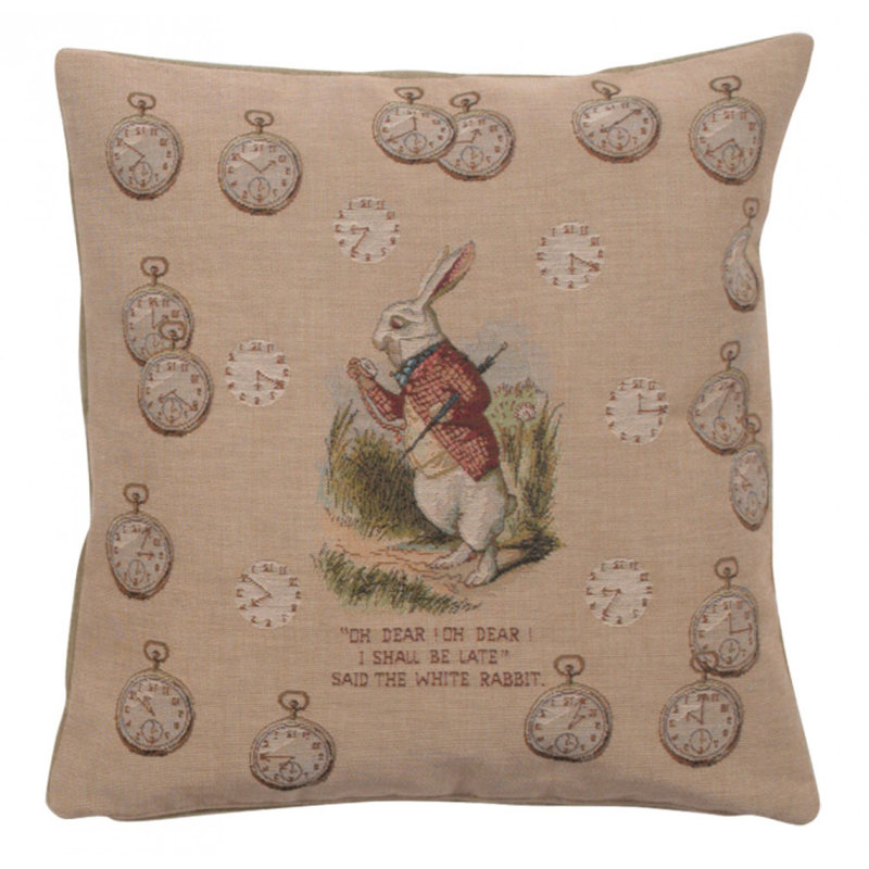 Charlotte Home Furnishings Late Rabbit Alice in Wonderland ... Enjoy free shipping & browse our great selection of décor, accent pillows, throw blankets and more!