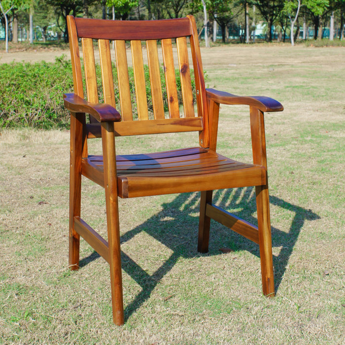 Breakwater Bay Enright Indoor Outdoor Patio Dining Chair Wayfair