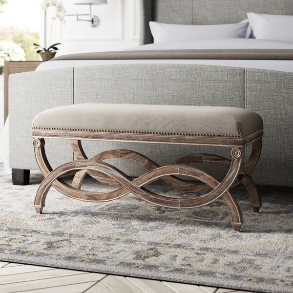Grundy Upholstered Bedroom Bench By Greyleigh