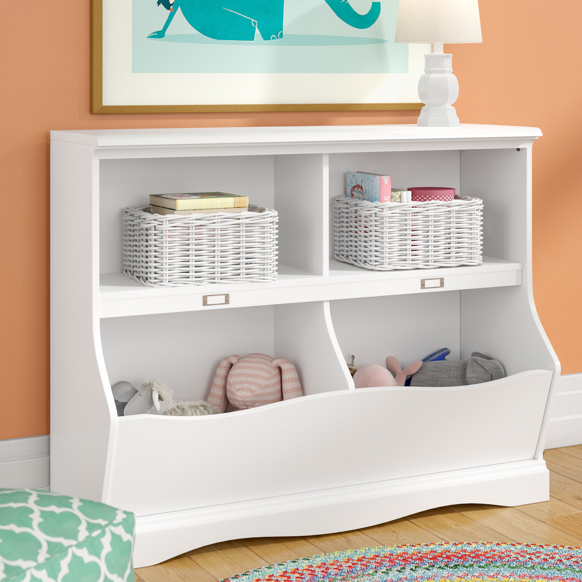 Three Posts Baby Kids Oundle 32 8 Bookcase Reviews Wayfair