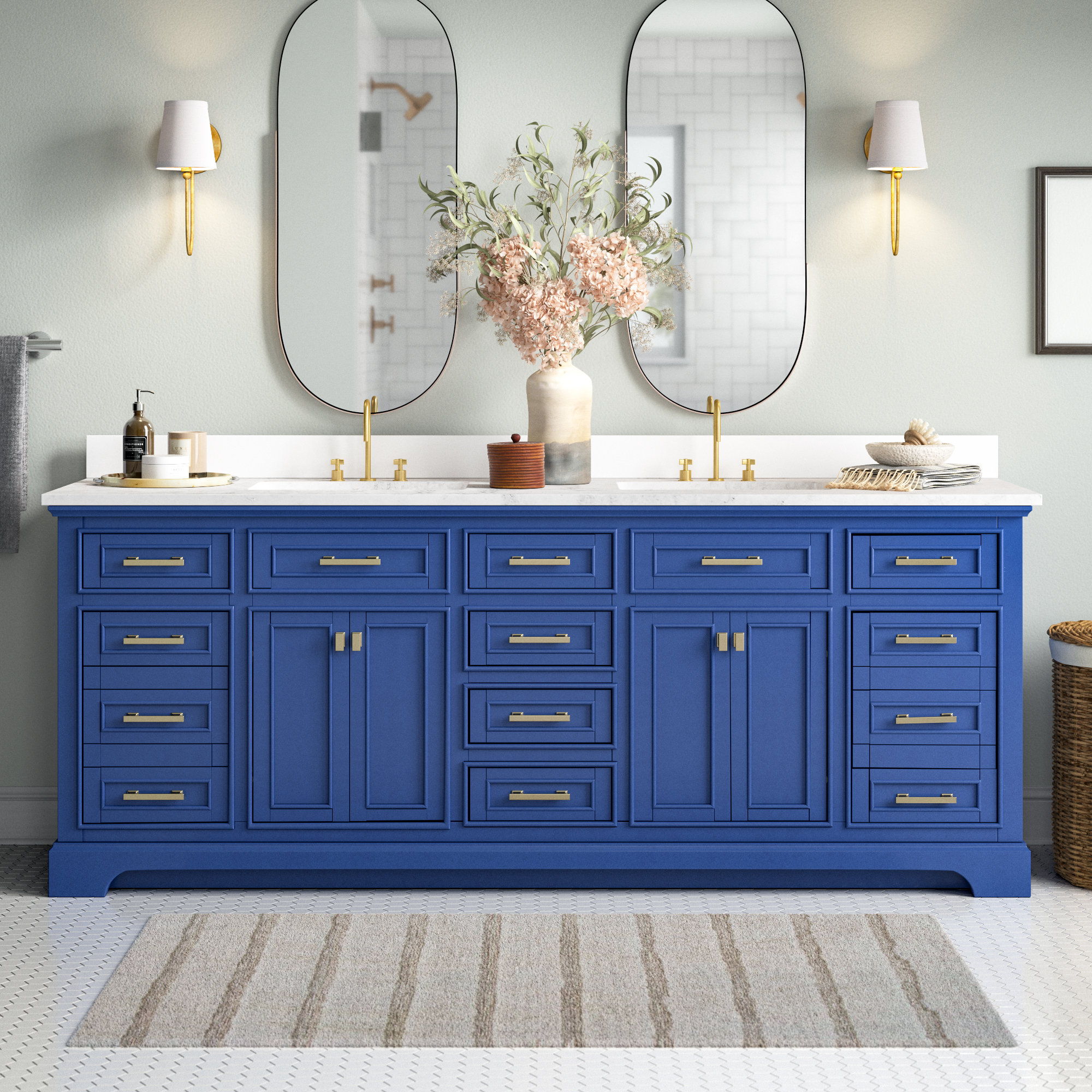 Breakwater Bay Obando 84 Double Bathroom Vanity Set Reviews Wayfair