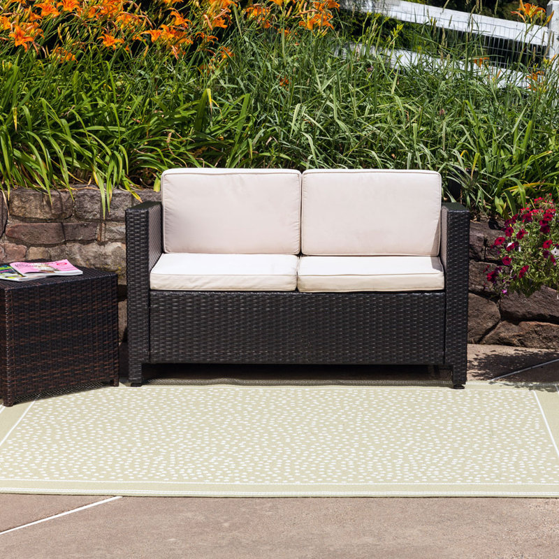 BudgeIndustries Twilight Sage Green Indoor/Outdoor Area Rug & Reviews Wayfair