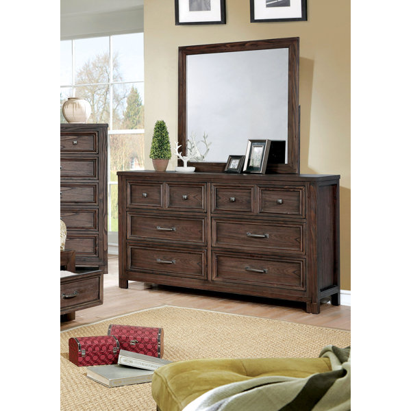 Find Cuvier 6 Drawer Double Dresser With Mirror By Loon Peak Today Sale Only