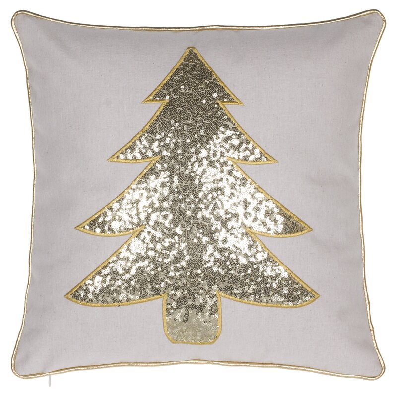 Christmas Tree Throw Pillow