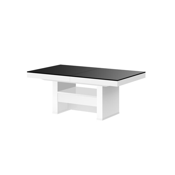 Ender Lift Top Extendable Pedestal Coffee Table With Storage By Orren Ellis