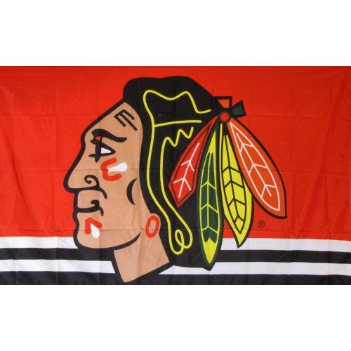 Portland Winterhawks with Feather Polyester 3 x 5 ft. Flag by NeoPlex