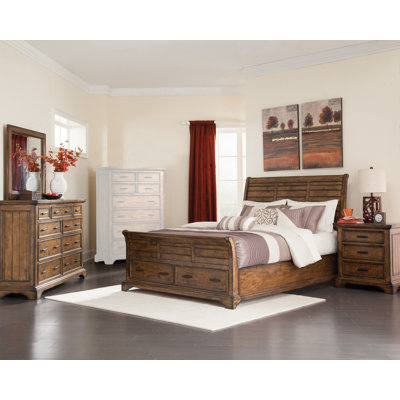 Ketron Platform 4 Piece Bedroom Set Loon Peak Bed Size Western King