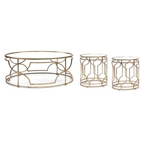 Taraji 3 Piece Coffee Table Set