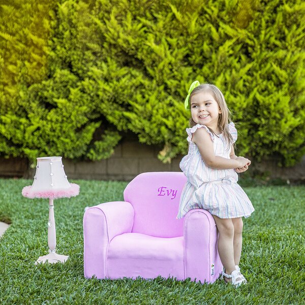 pink chair for girls