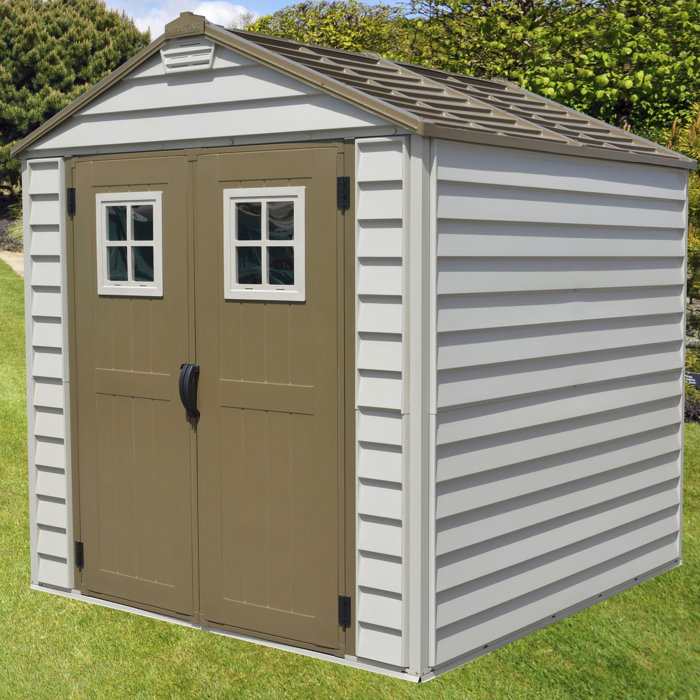 Duramax Storemax 6 5 Ft W X 7 Ft D Plastic Storage Shed