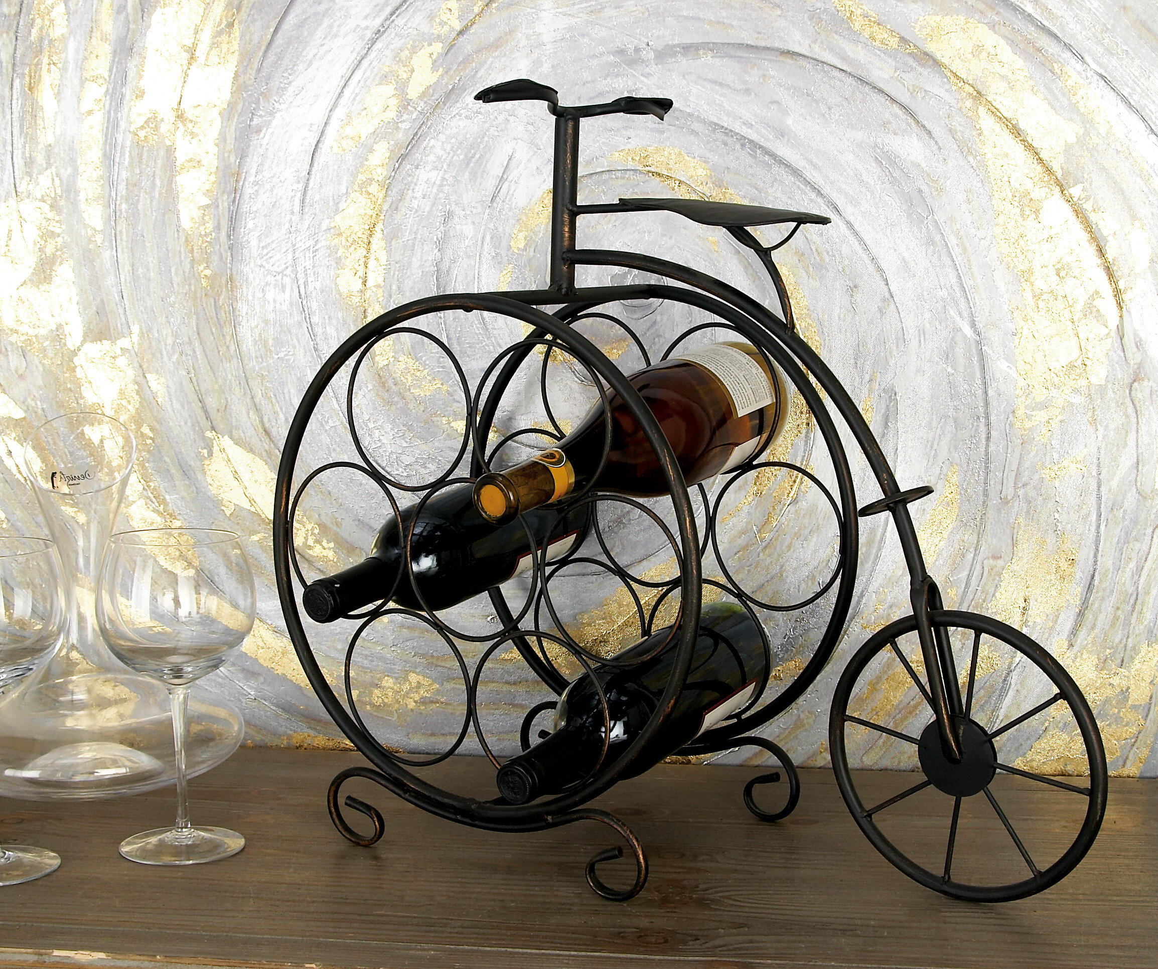 bike wine bottle holder