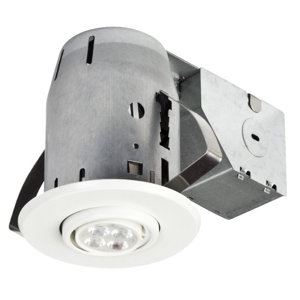 White IC Rated Dimmable Round 3
