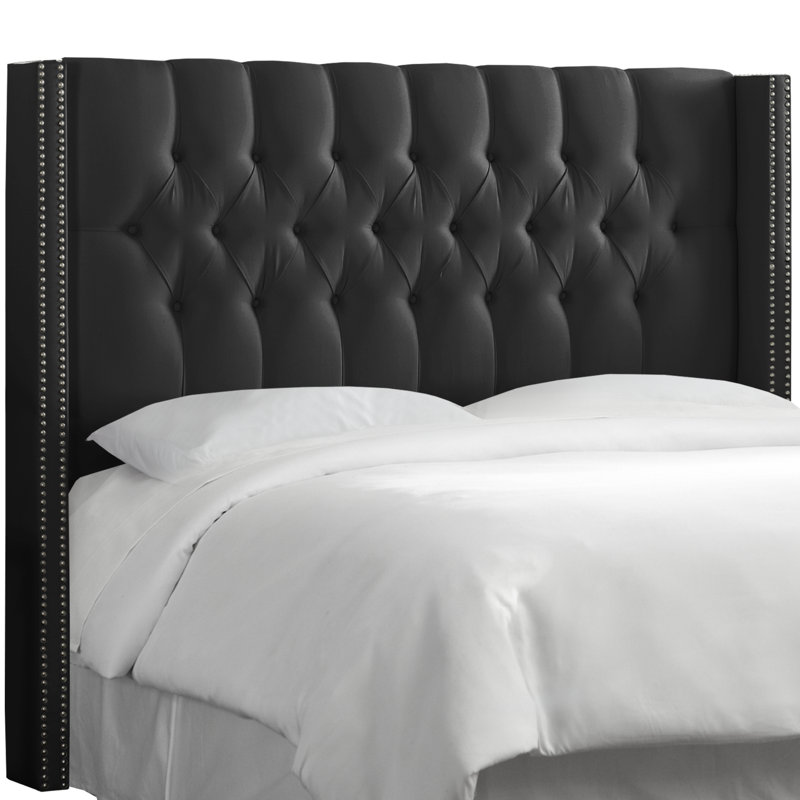 Willa Arlo Interiors Fitzroy Diamond Tufted Upholstered Wingback