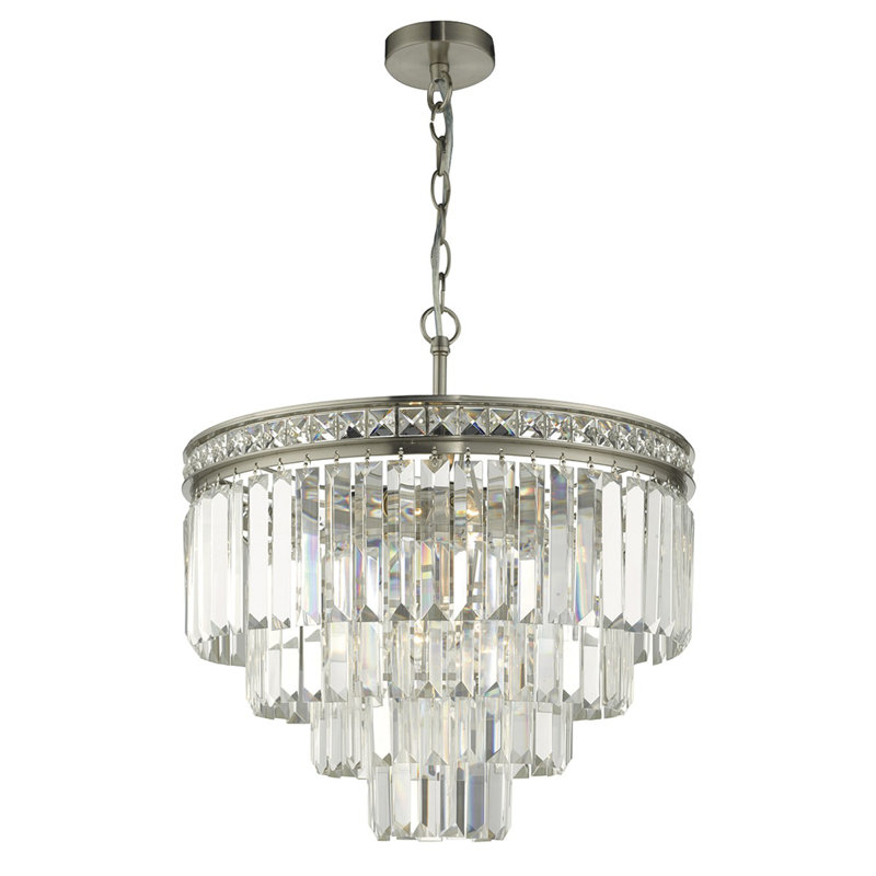 Dar Lighting Vyana 4 Light Crystal Chandelier Reviews Wayfair Co Uk Vyana 4 Light Crystal Chandelier