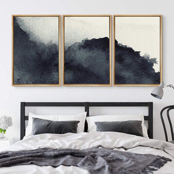 Natural art Splendid Galaxy Canvas Poster Space Paintings on Canvas with Wooden Frame for Wall Decoration 4 Panels 
