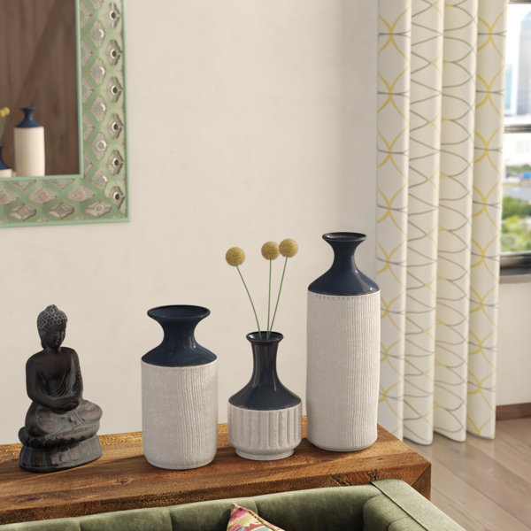 Navy Blue Decorative Vase Wayfair