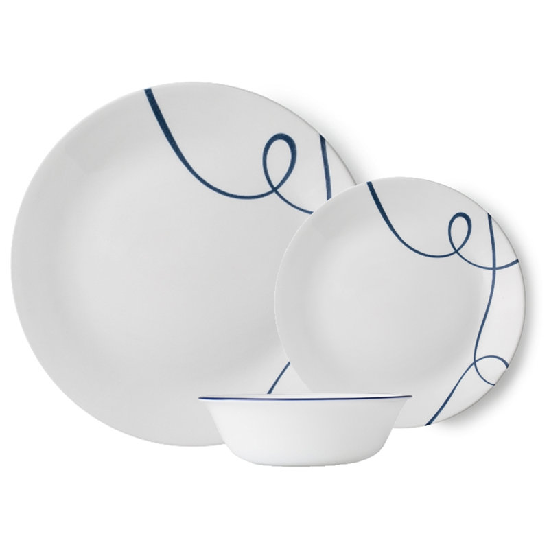 Corelle Lia 12 Piece Dinnerware Set, Service for 4 Wayfair.co.uk
