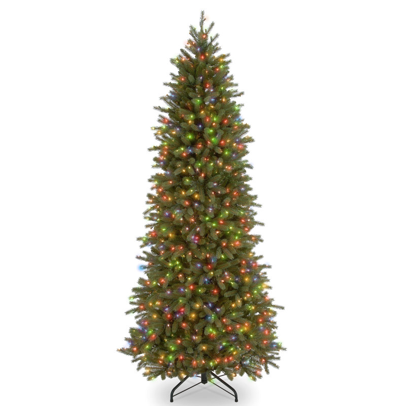 Jersey Fraser Green Fir Artificial Christmas Tree With 550 Multi Color Lights Reviews Joss Main