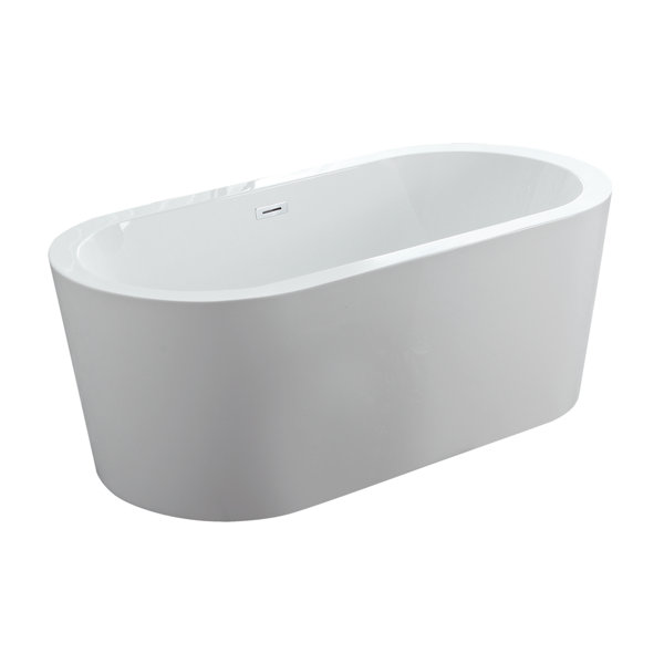 Dionysus 60 x 30 Freestanding Soaking Bathtub by Eisen Home