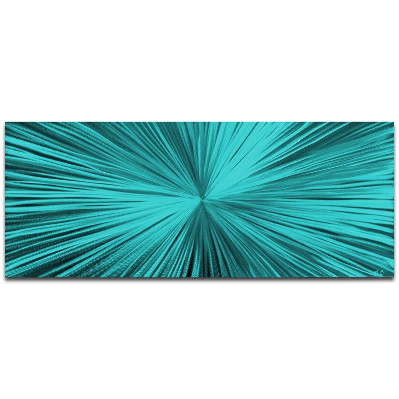 Latitude Run Starburst By Helena Martin Acrylic Painting Print On
