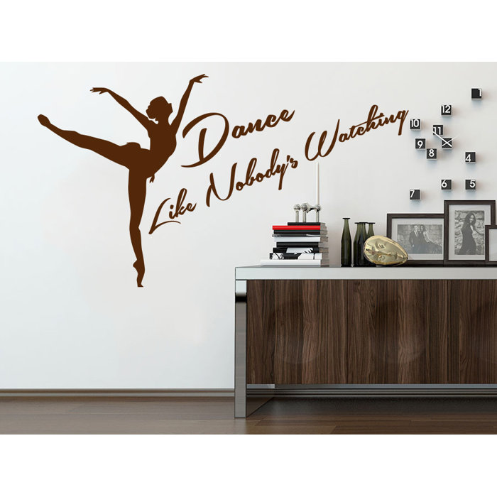 Dever Dance Like Nobody S Watching Studio Dancer Dancing Wall Decal