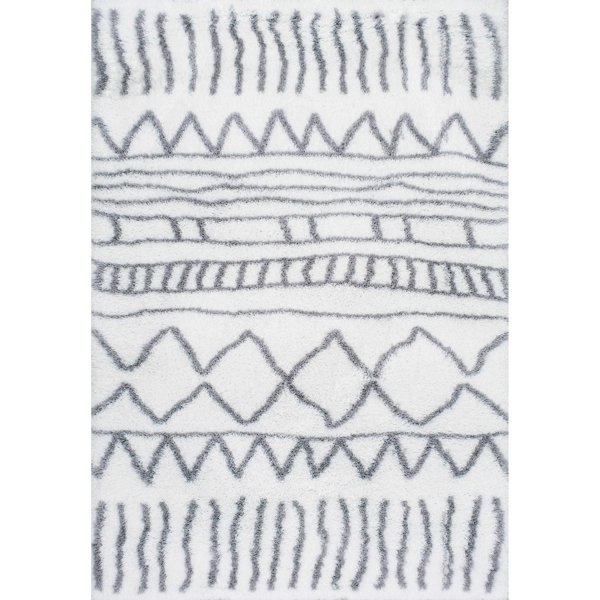 Norby Gray Area Rug by Mercury Row