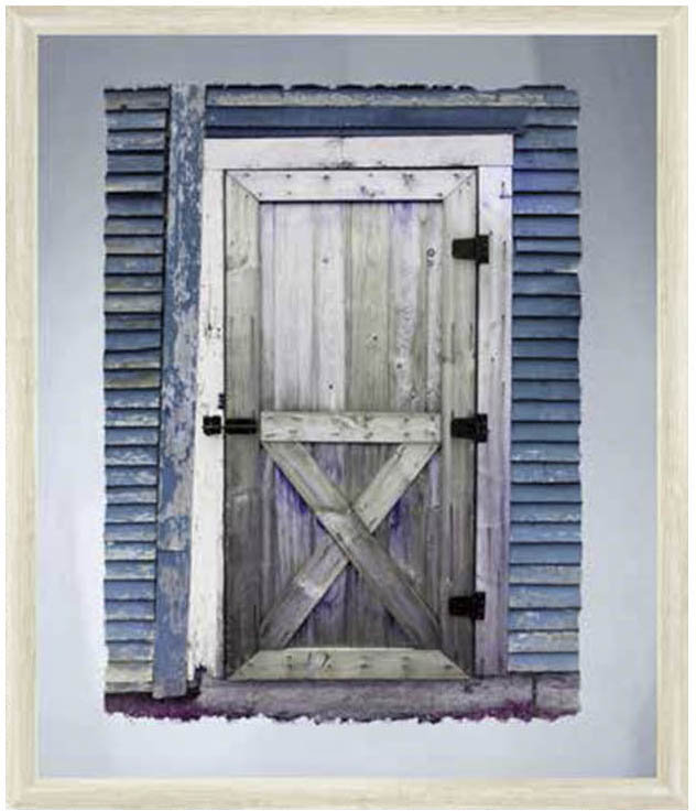 Ptm Vintage Barn Door Framed Graphic Art Wayfair