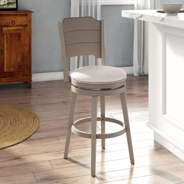 Kinsey Bar & Counter Swivel Stool By Rosecliff Heights New Design