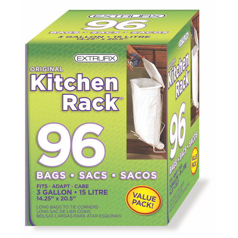 Extrufix 3 Gallon Trash Bags 96 Count Wayfair 3 Gallon Trash Bags 96 Count