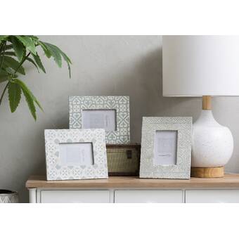 Lunette 3 Piece Cement Picture Frame Set Reviews