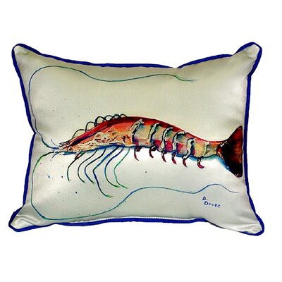 Seraphina Shrimp Rectangular Pillow Breakwater Bay Size: Small