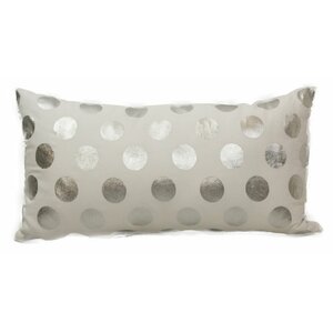 Emma and Violet Foil Dots Lumbar Pillow