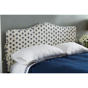 Linen Upholstered Headboard by Skyline Furniture