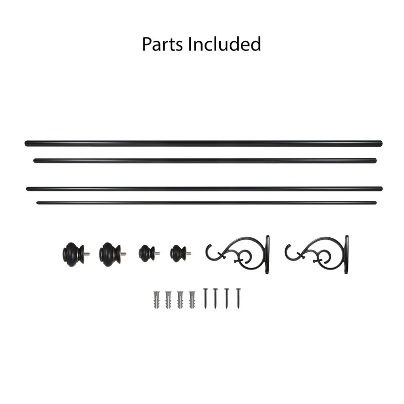 Bloxom Curtain Rod Set Reviews Joss Main