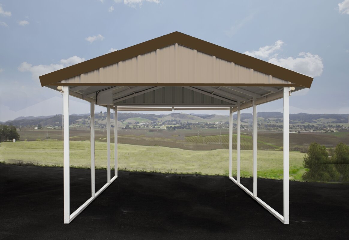 Premium Canopy 12 Ft X 20 Ft Canopy Reviews Wayfair   12 Ft. X 20 Ft. Canopy 