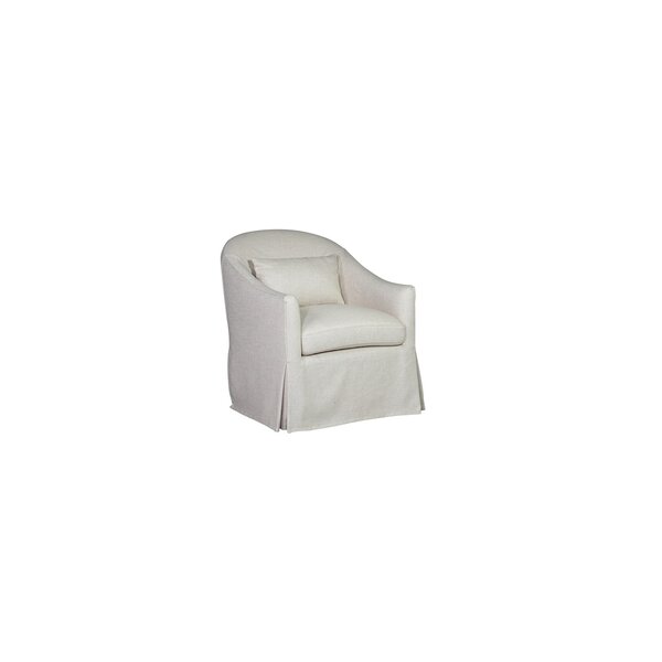 slipcovered swivel glider chair