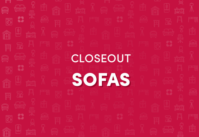 CLOSEOUT Deals on Sofas