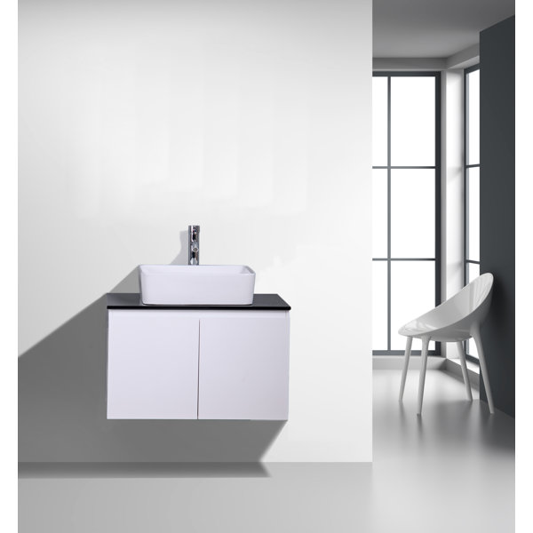 Sonlin 30 Wall-Mounted Single Bathroom Vanity Set by Orren Ellis