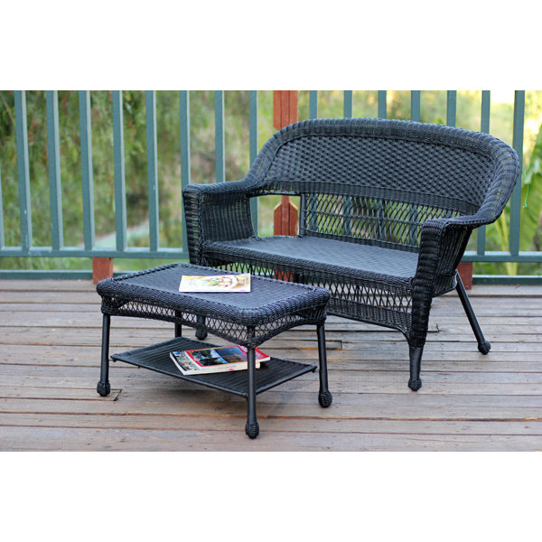 Best 1 2 Piece Sofa Set By Jeco Inc Cheap Patio Conversation Sets
