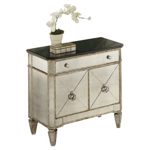 Roehl Small Mirrored 1 Drawer Chest