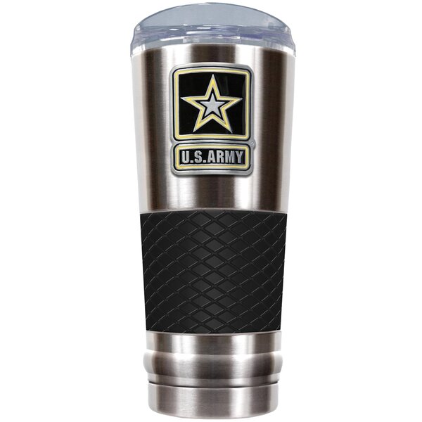 US Armed Forces 24 oz. Stainless Steel Travel Tumbler by Great American Products