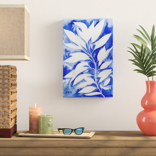Bay Isle Home Ink Blot Vine I Painting On Wrapped Canvas Wayfair