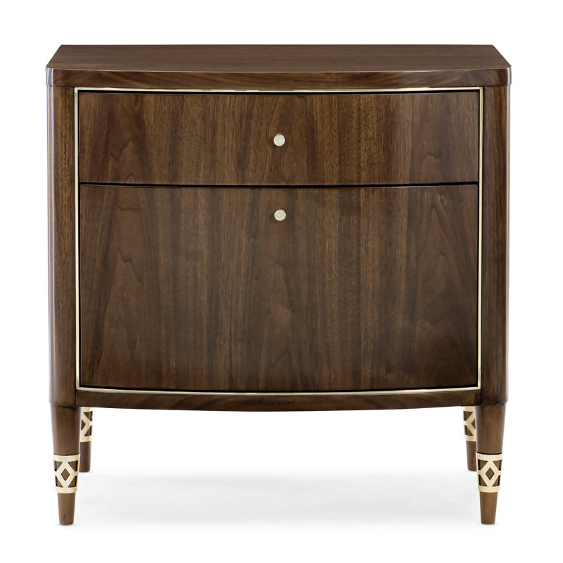 Caracole Classics 2 Drawer Nightstand In Maple Pine Wayfair