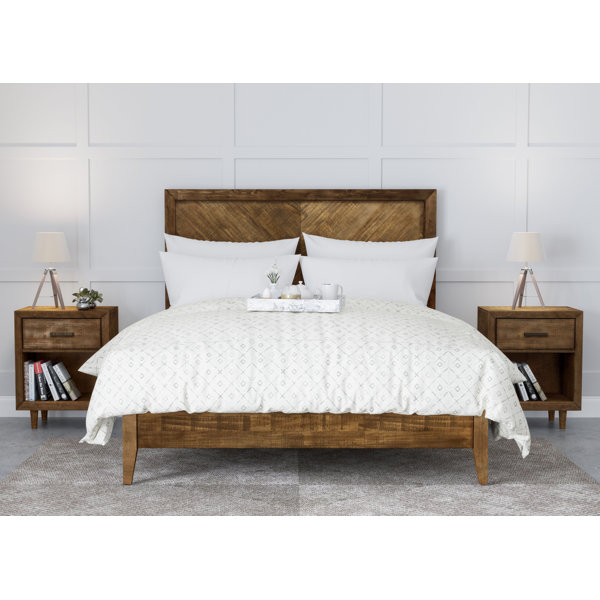 Best Ian Platform 3 Piece Bedroom Set By Modern Rustic Interiors Savings