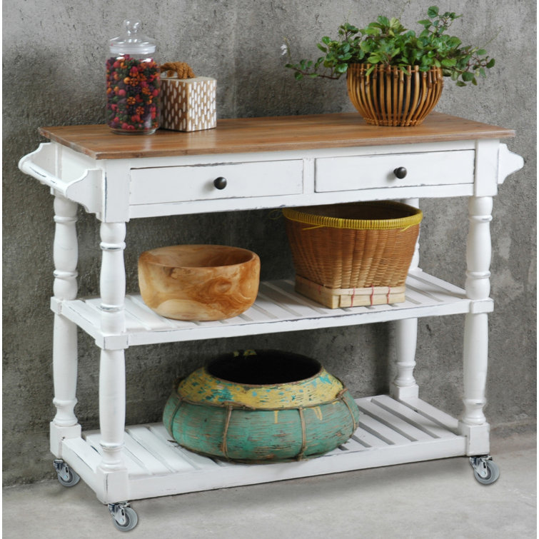 Ophelia Co Ari Kitchen Cart Wayfair