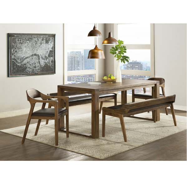 Best Bourgoin 5 Piece Drop Leaf Solid Wood Dining Set By Foundry Select Comparison